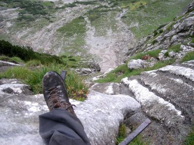 016-Zugspitzabstieg ueber das Brett